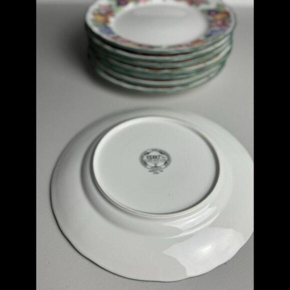 Lot Of 8 Epoch Market Day 10 1/2 in Dinner Plates - Picture 3 of 6